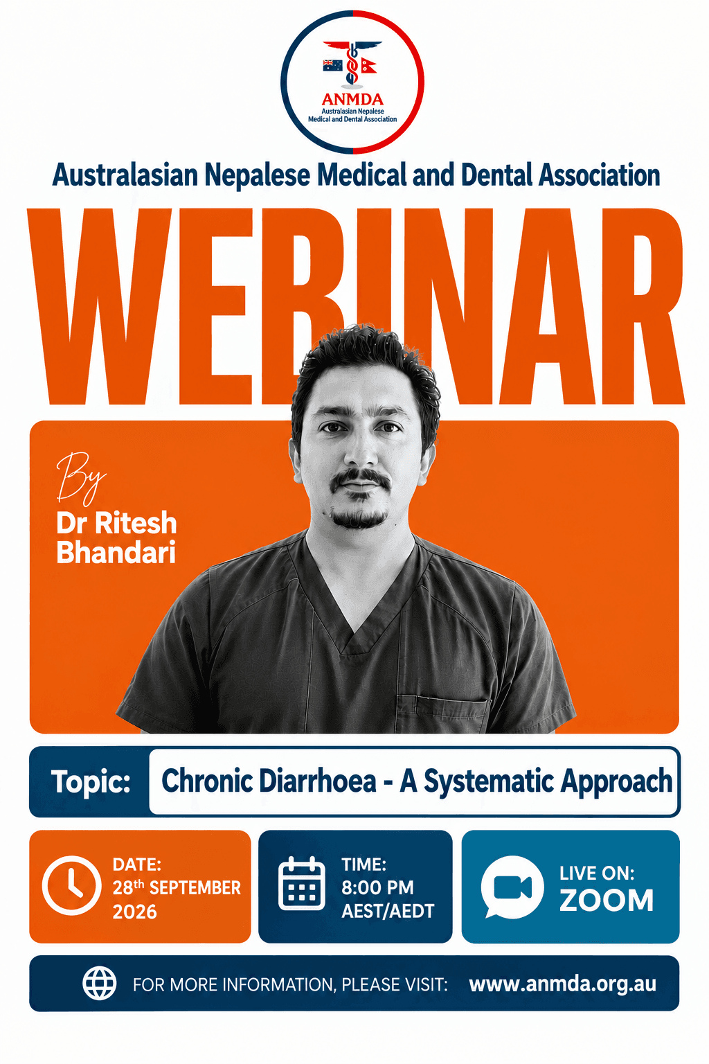 ANMDA Webinar: Chronic Diarrhoea - A Systematic Approach